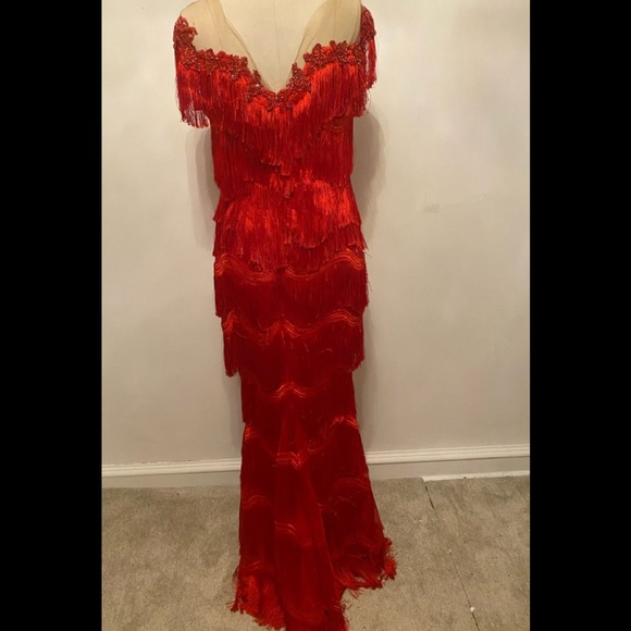 Teuta Matoshi Red Dress - Picture 6 of 16